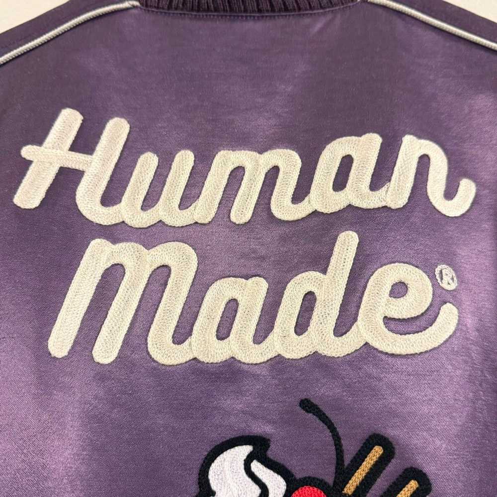 Human Made HUMAN MADE VARSITY SATIN JACKET - image 8