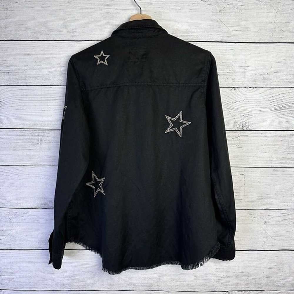 RAILS Loren Black Metallic Stars Embroidered Util… - image 8