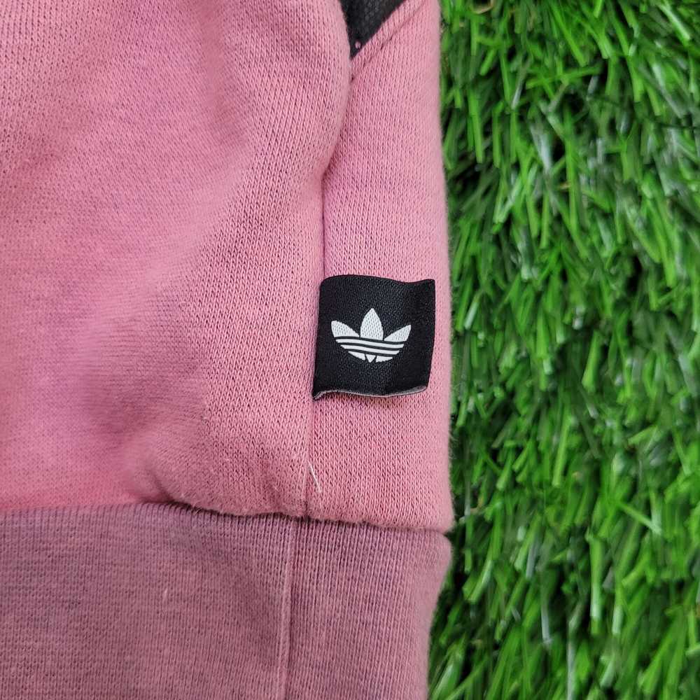 Adidas ADIDAS Sweatshirt XL 24x28 Tri-Color Pink … - image 10