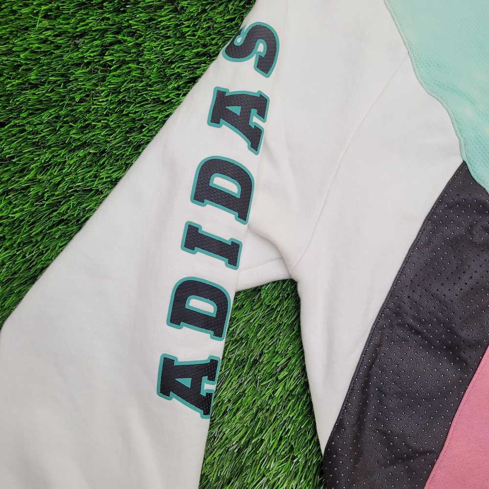 Adidas ADIDAS Sweatshirt XL 24x28 Tri-Color Pink … - image 11