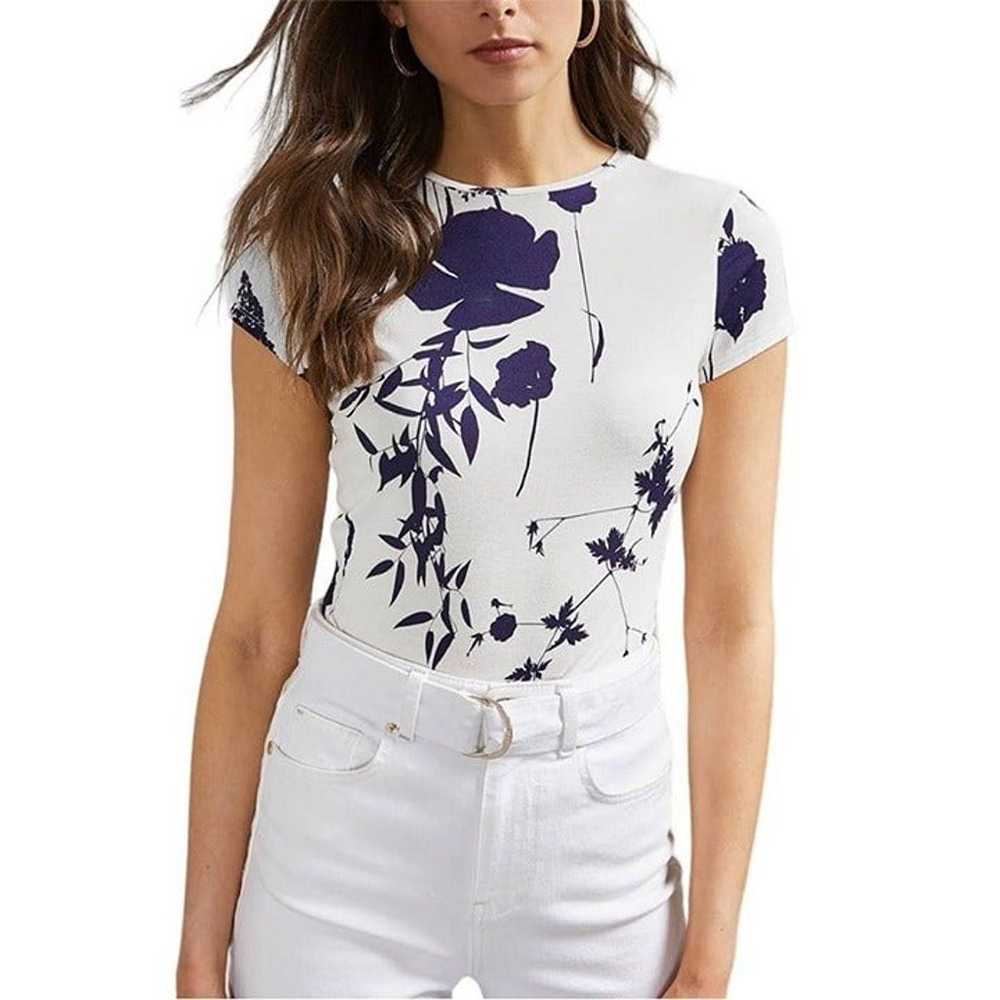 Ted Baker • MILIYY BLUEBELL FLORAL-PRINTED FITTED… - image 1