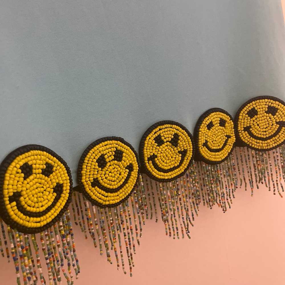 QUEEN OF SPARKLES BEADED HAPPY FACE - image 7