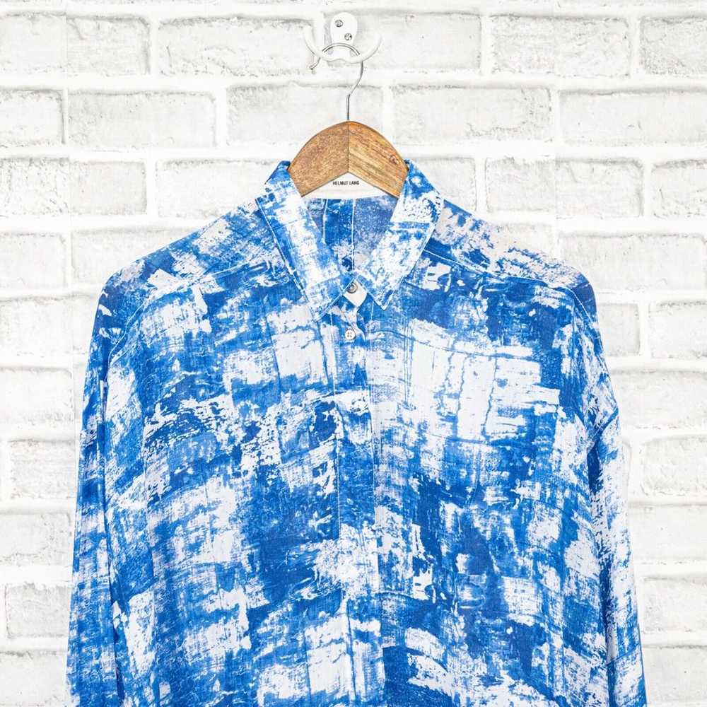 HELMUT LANG Women's Scriber Print Button up Shirt… - image 6