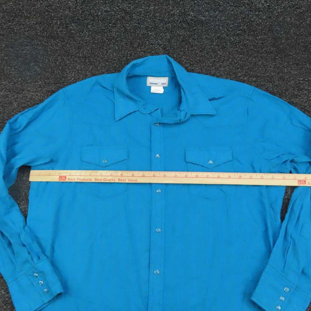 Wrangler Wrangler Shirt Adult XL Extra Large Blue… - image 2