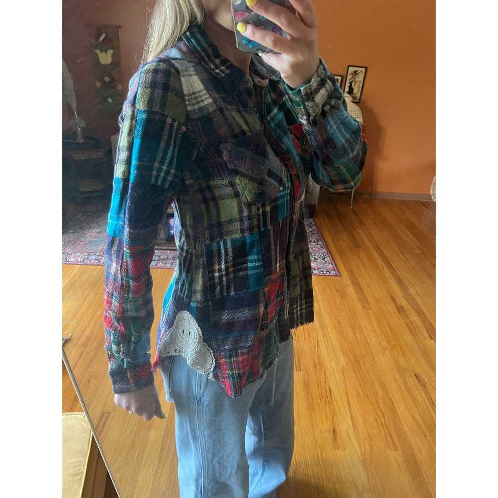 Free People Lost in Plaid Flannel - image 2