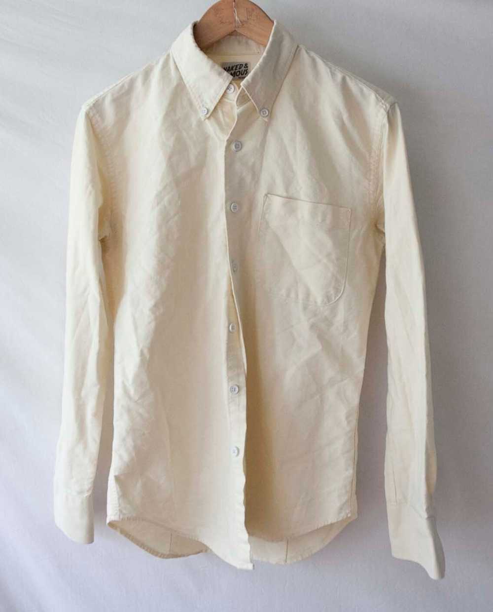 Naked & Famous Naked & Famous Denim Shirt Pale Ye… - image 1