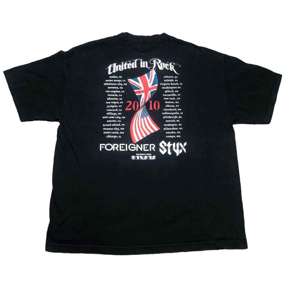 Aaa × Band Tees × Tee Shirt 2010 Styx Kansas Fore… - image 5