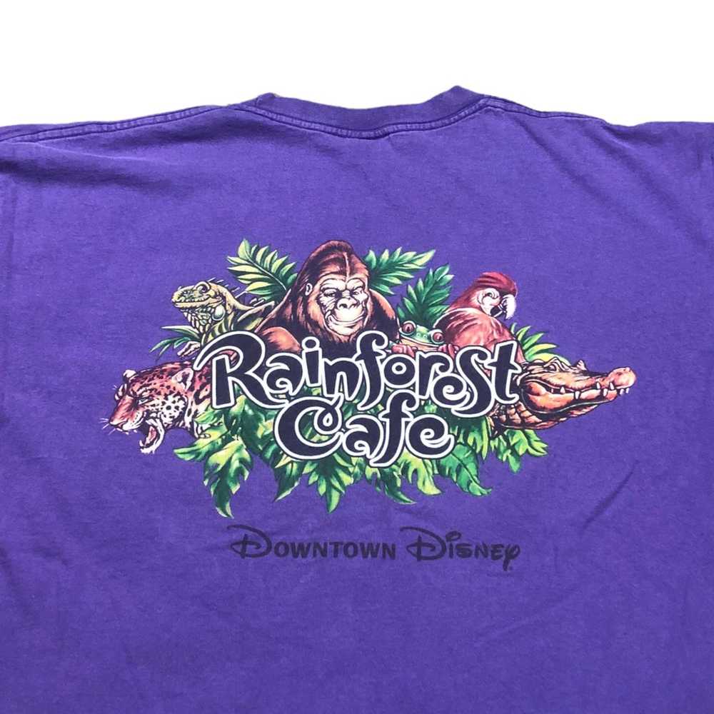 Tee Shirt × Vintage Vintage 90s Rainforest Cafe D… - image 2