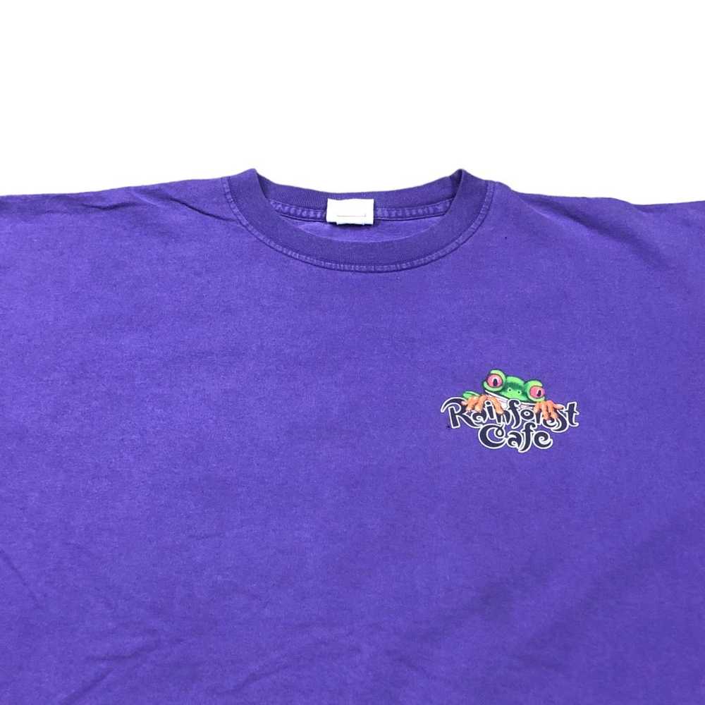 Tee Shirt × Vintage Vintage 90s Rainforest Cafe D… - image 4