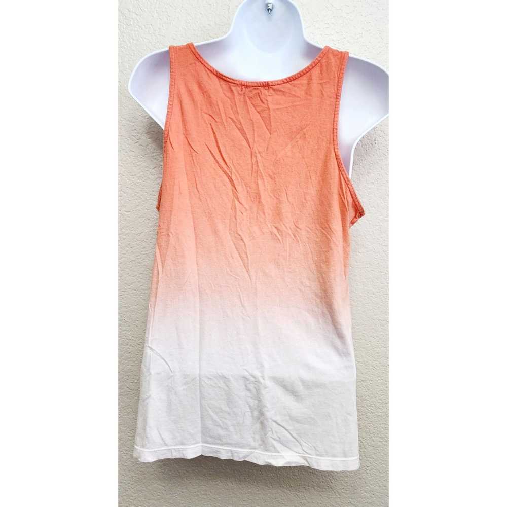 Old Navy Old Navy Orange White Ombre Sequin Tank … - image 2