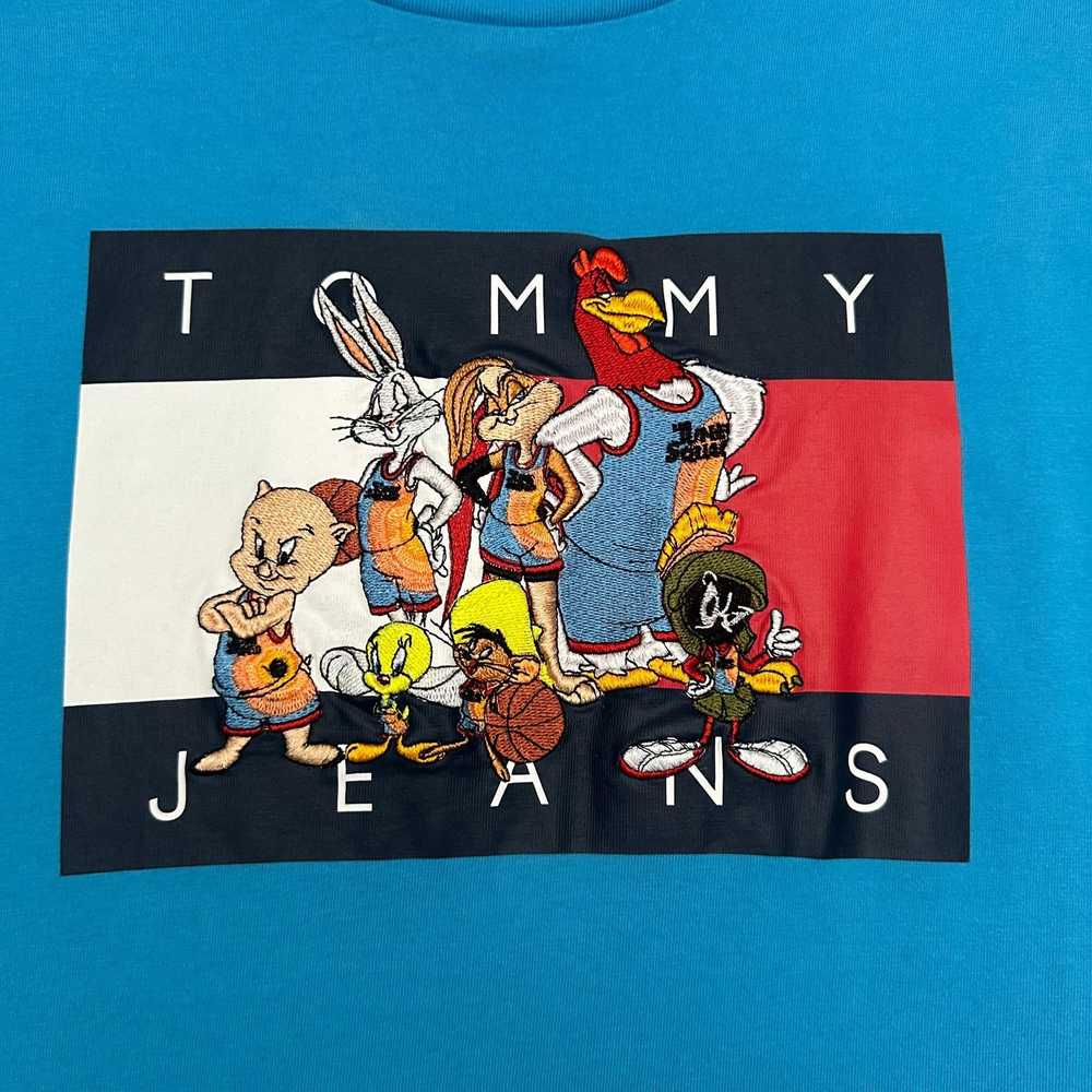 Tommy Jeans Tommy Jeans x SPACE JAM Blue Men's SS… - image 3
