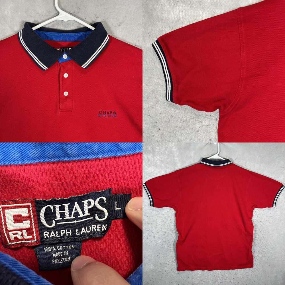 Chaps A1 Vintage 90s Chaps Ralph Lauren Polo Shir… - image 4