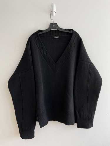 Raf Simons SS18 Oversize V-Neck Sweater (sz S) XXL