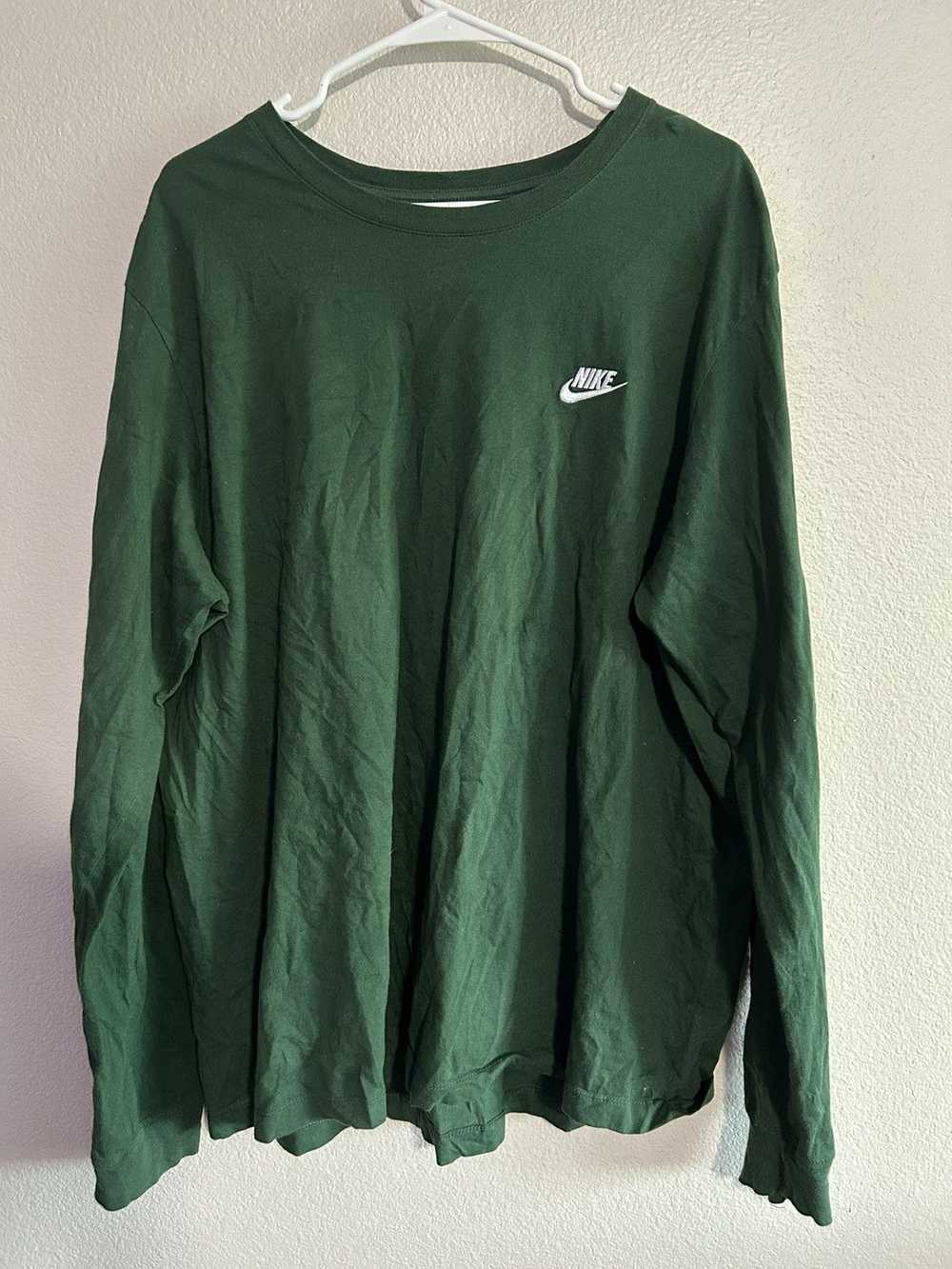 Nike × Streetwear × Vintage nike long sleeve shir… - image 1