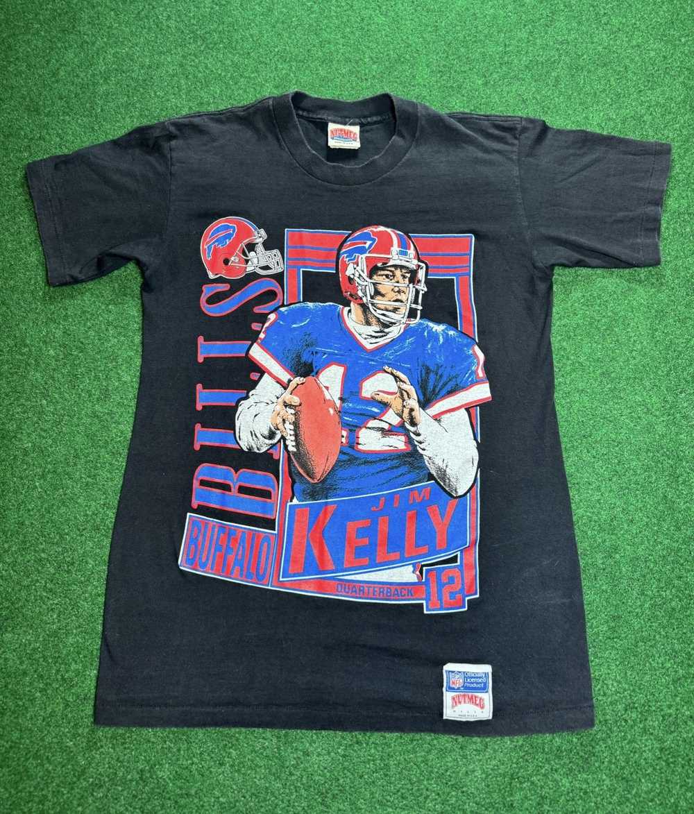 Nutmeg Mills × Vintage VTG 90s Buffalo Bills Jim … - image 1