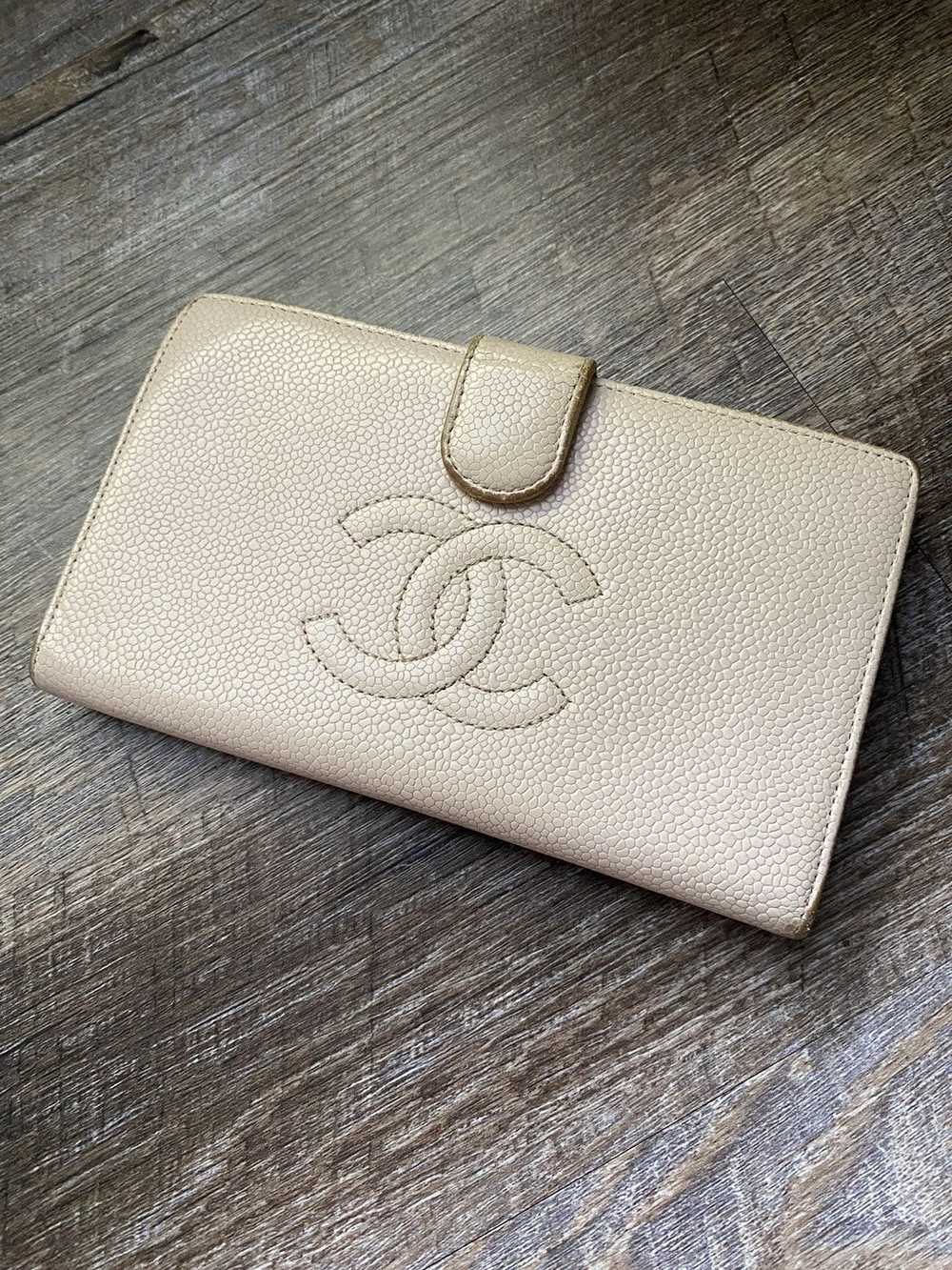 Chanel Chanel CC Caviar leather long wallet - image 1