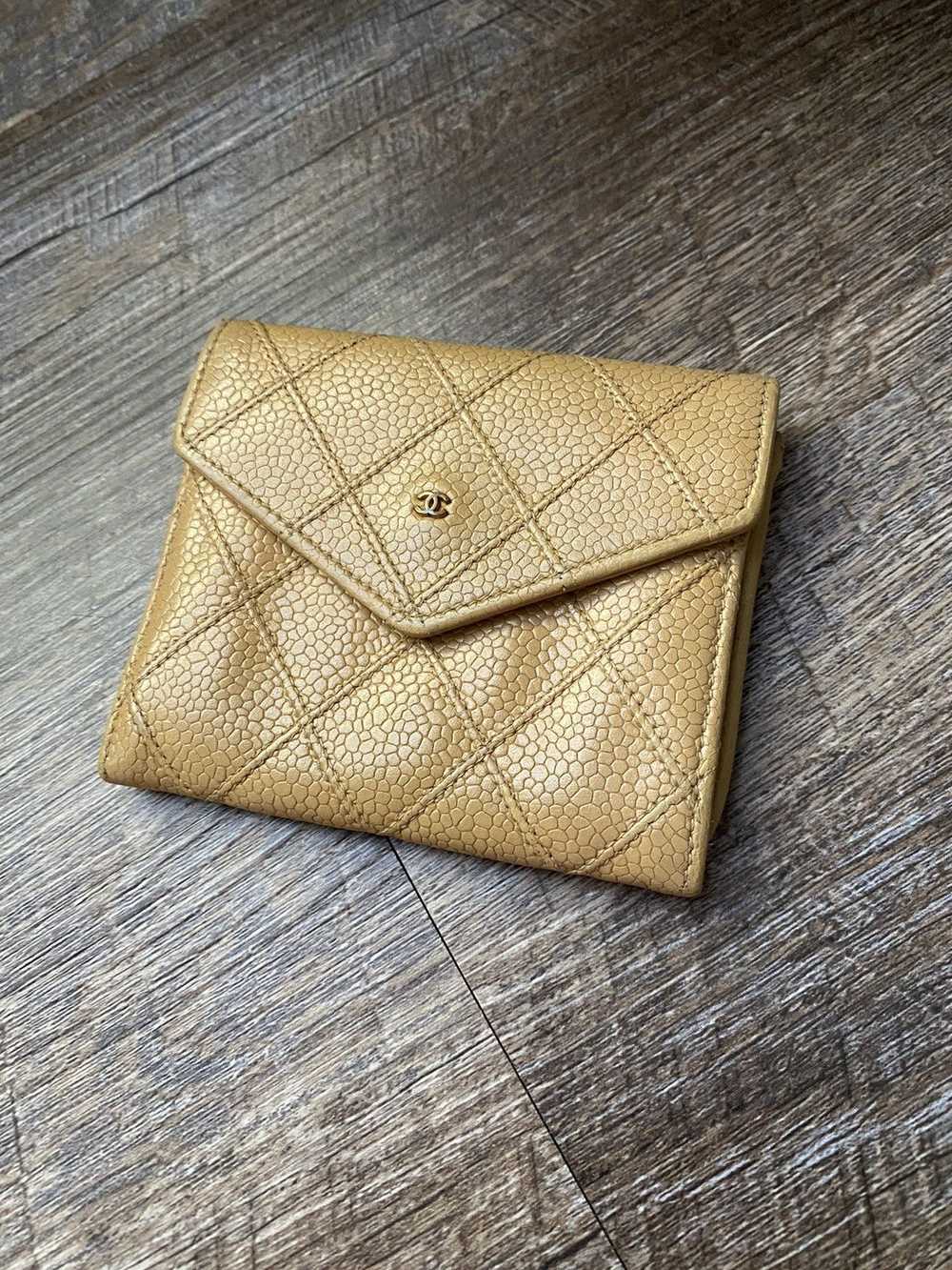 Chanel Chanel CC Caviar leather coin purse - image 1