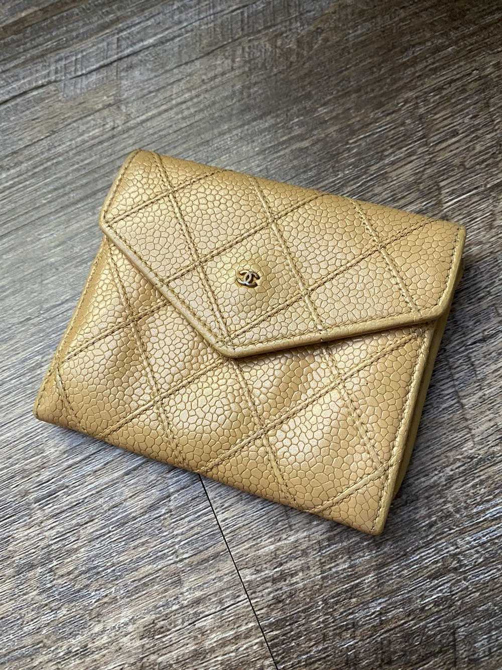 Chanel Chanel CC Caviar leather coin purse - image 2