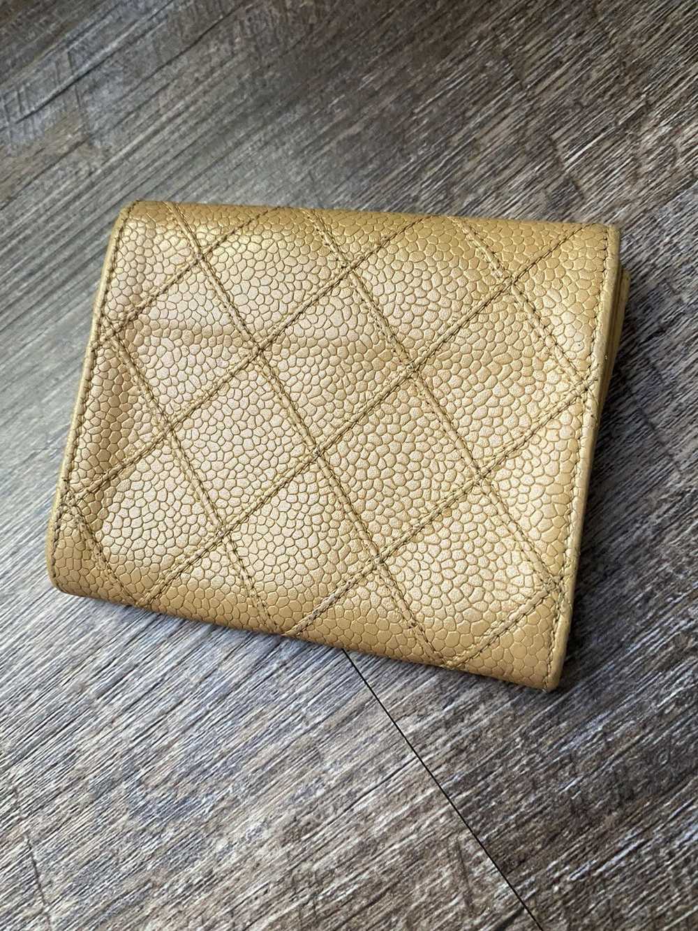 Chanel Chanel CC Caviar leather coin purse - image 4