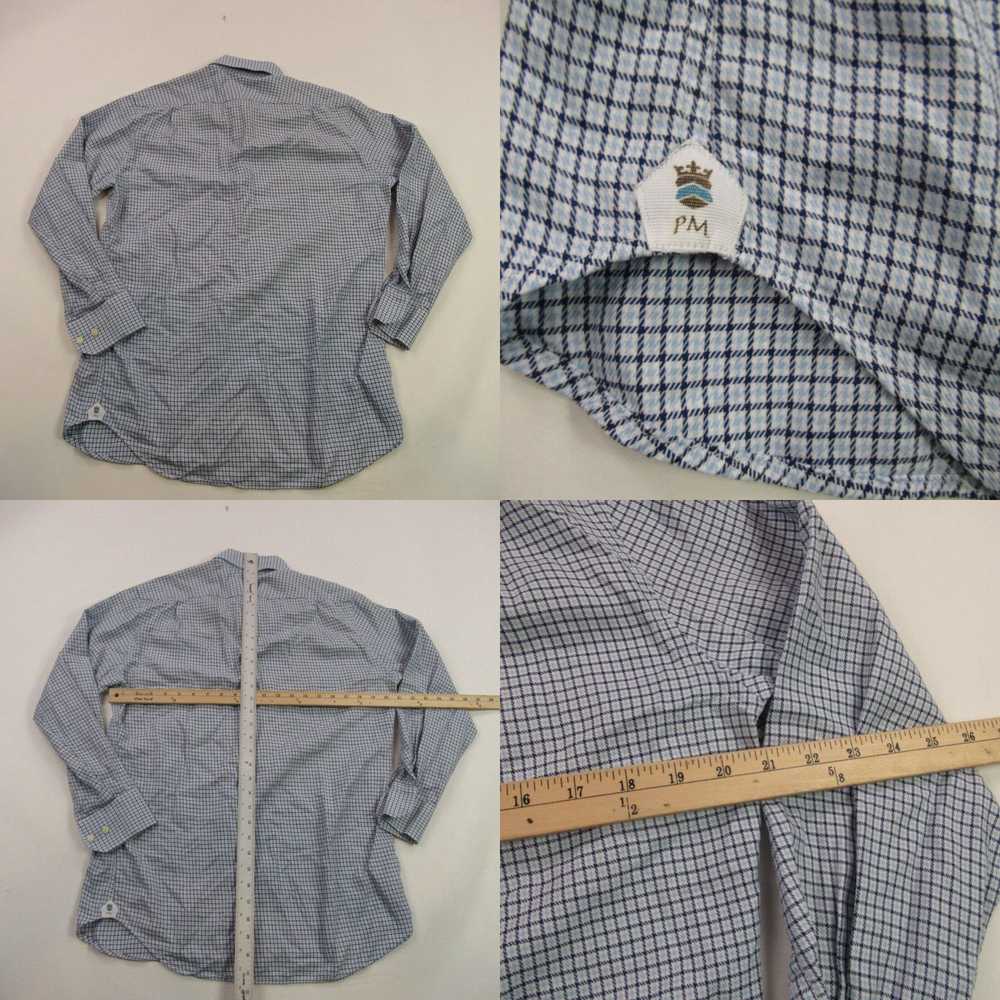 Peter Millar Peter Millar Shirt Mens Medium Plaid… - image 4