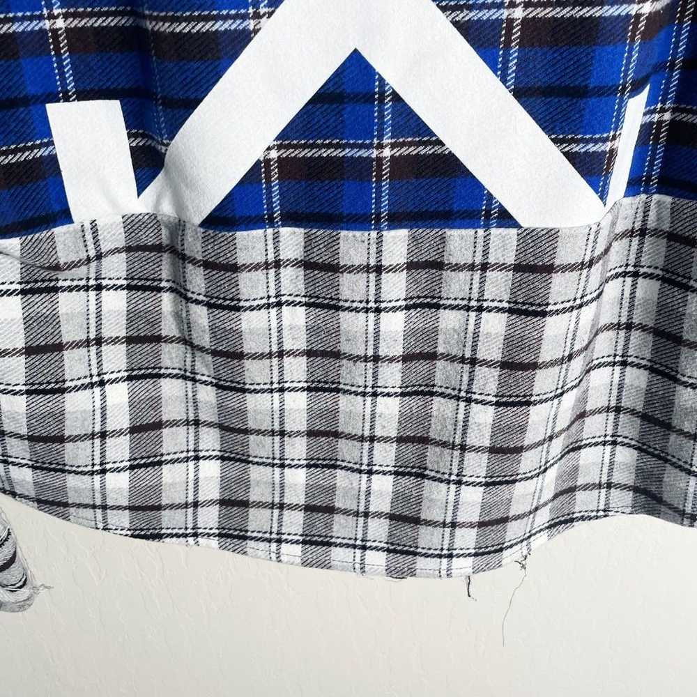 Off-White Patchwork Checked Shirt - image 4