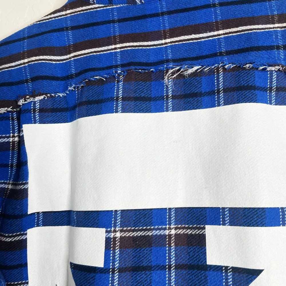 Off-White Patchwork Checked Shirt - image 6