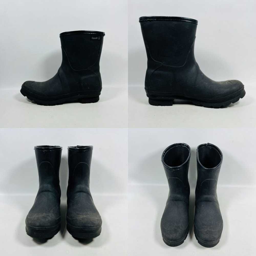 Vintage KAMIK Rain Rubber Boots Womens 10 Slip On… - image 4