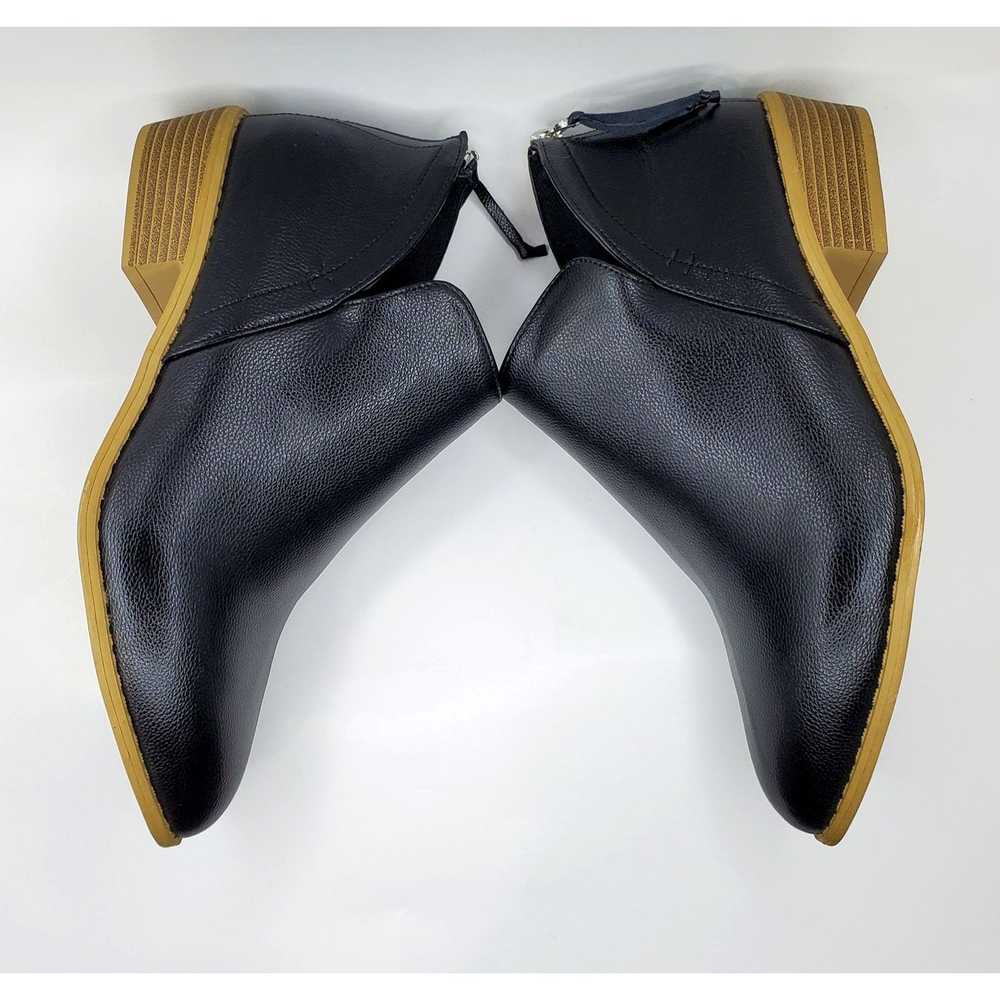 Other Unbranded Ankle Bootie Shoes Zipper Heel Bl… - image 4