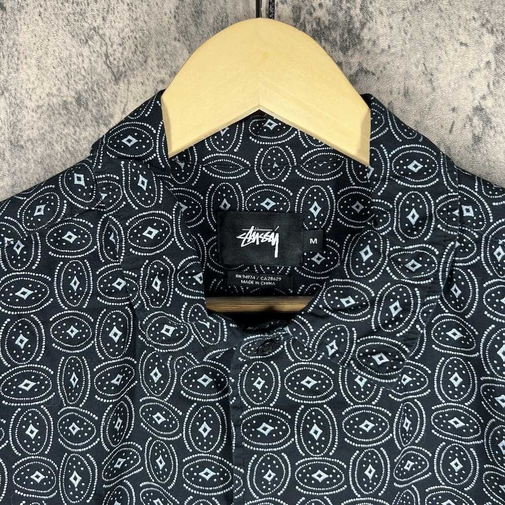 Stussy Stussy Button Down Shirt Pattern Dark Navy… - image 3