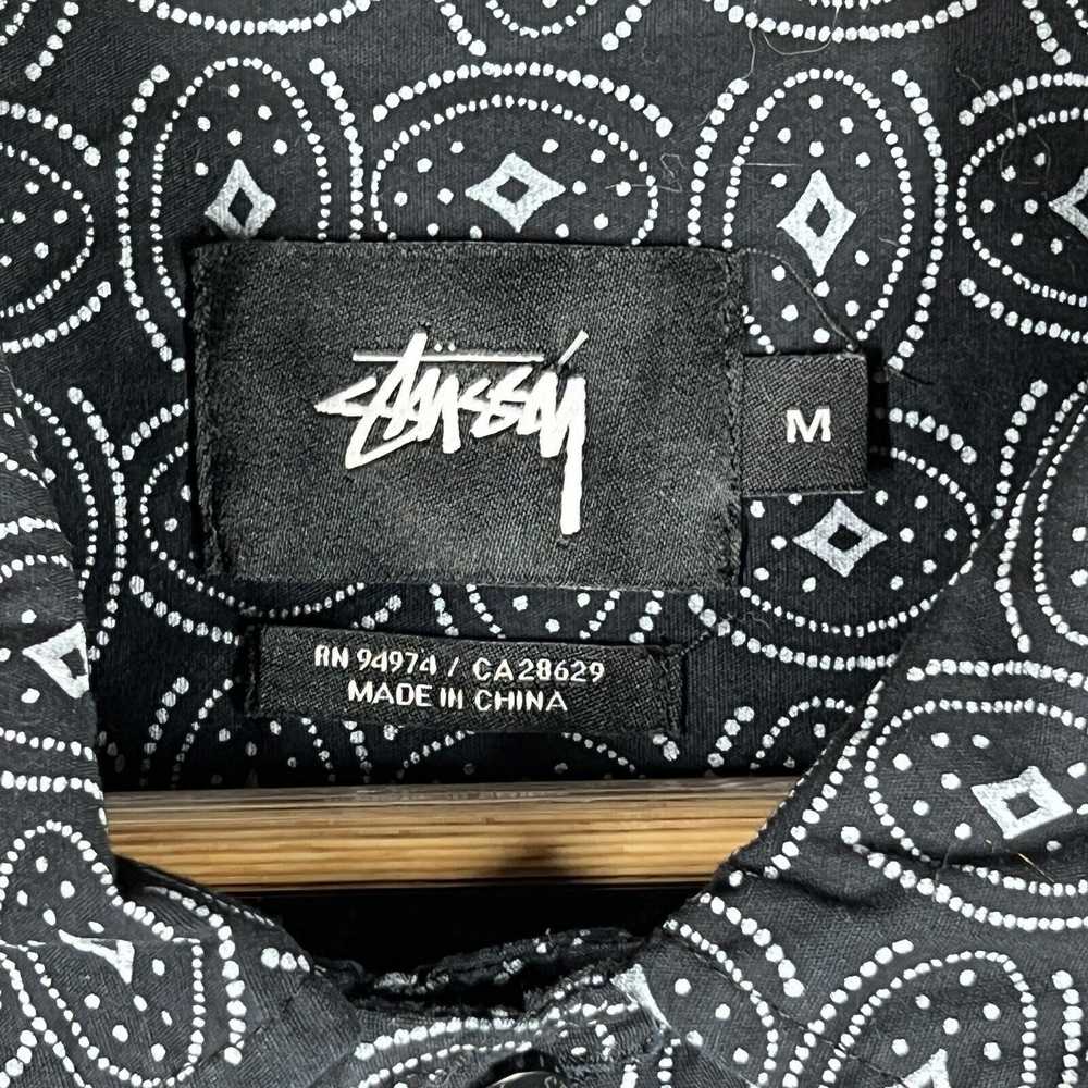 Stussy Stussy Button Down Shirt Pattern Dark Navy… - image 5