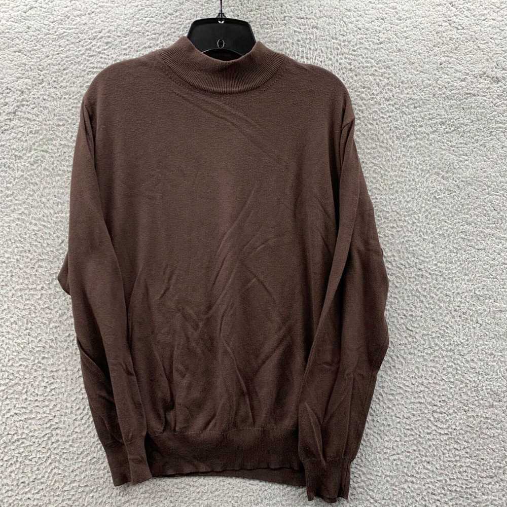 Vintage RAFFI Linea Uomo Sweater Mens Medium Brow… - image 1