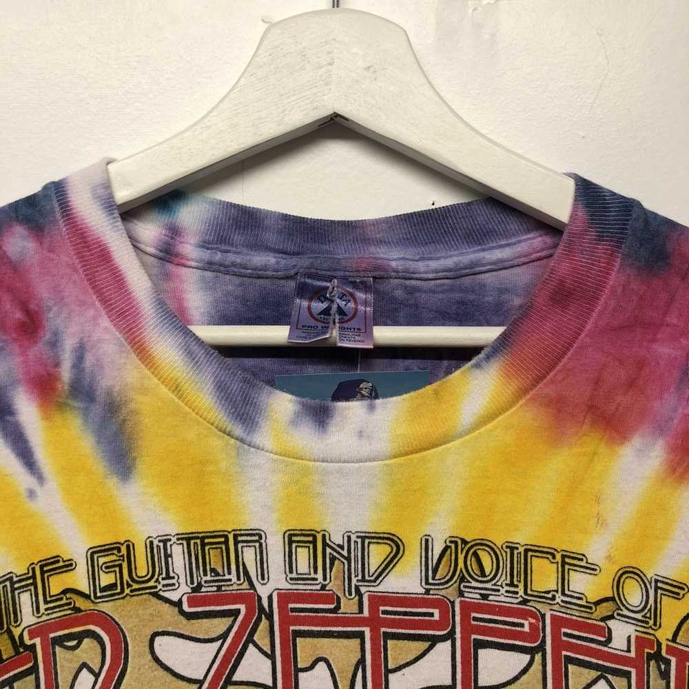 Vintage Vintage 90’s Led Zeppelin Tie Dye Band Te… - image 5