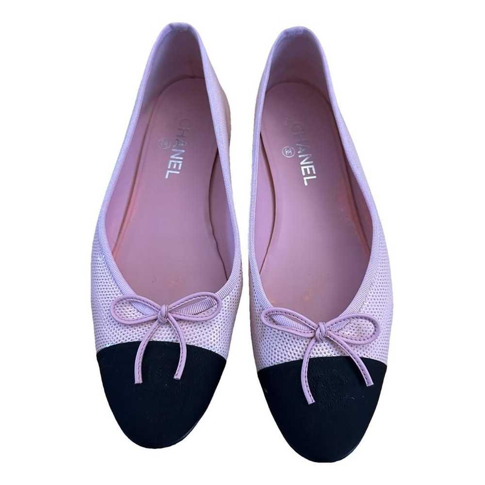 Chanel Cloth ballet flats - image 1