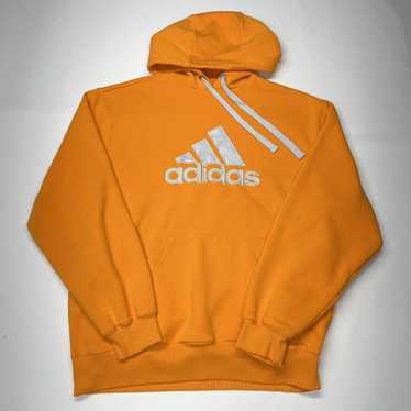 Adidas Adidas Hoodie Sweatshirt Sweater Orange Log