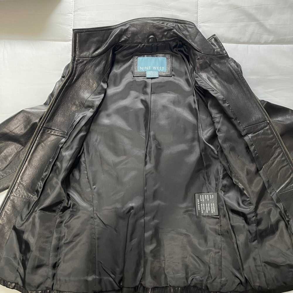 Nine West 100% Leather Jacket - image 4