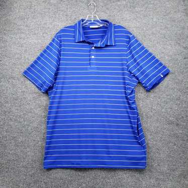 Kjus Kjus Polo Shirt Men XL Blue Striped UPF 50+ S