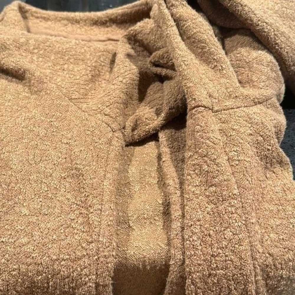 B36 Free People Womens Brown Oversized Textured O… - image 5
