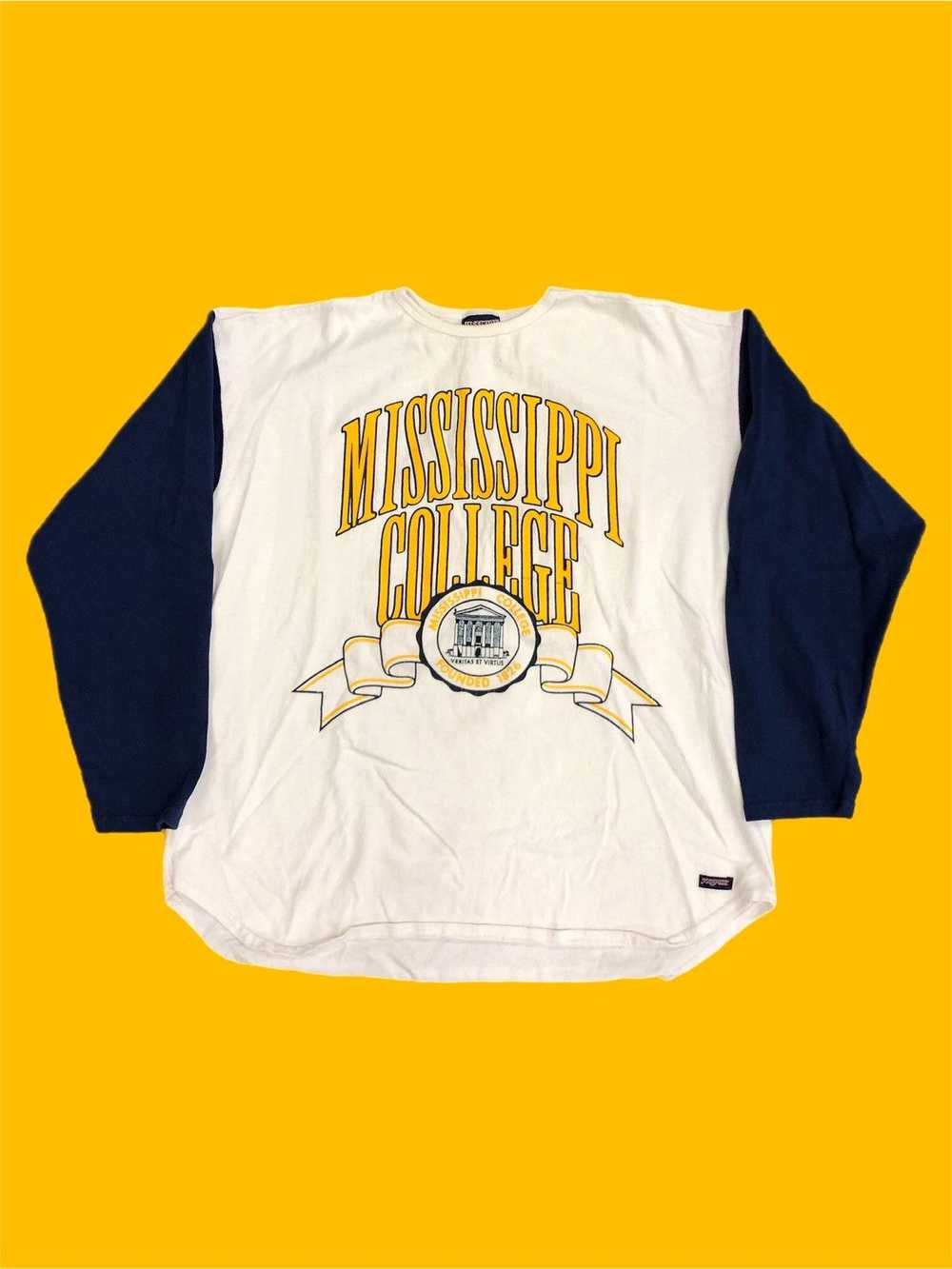 Vintage 90s Mississippi College Pullover - image 1