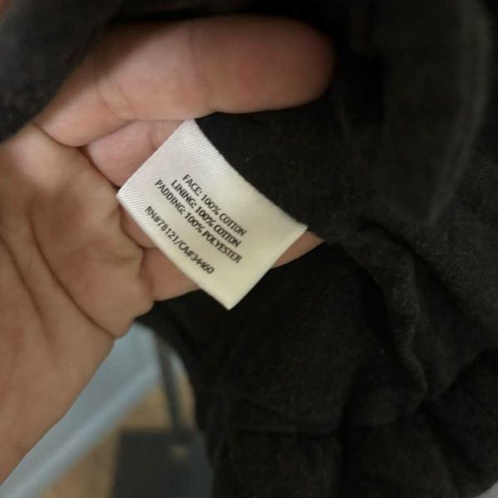 Eileen Fisher Black Quilted Cotton Zip Front Vest… - image 4