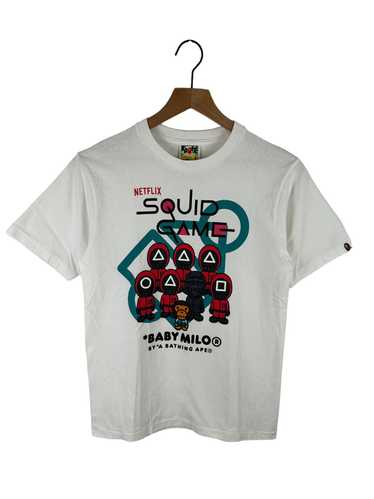 Bape Bape Squid Game Collaboration Print T-Shirt