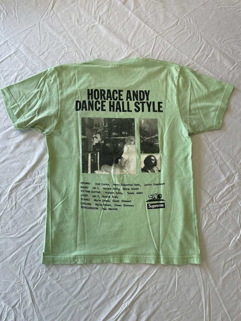 Supreme Supreme Horace Andy Tee Mint Green Medium - image 3