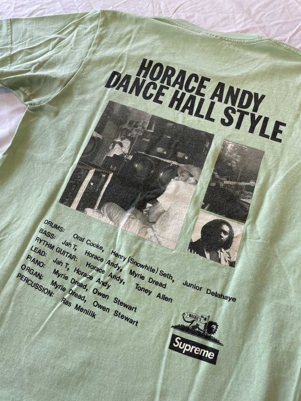 Supreme Supreme Horace Andy Tee Mint Green Medium - image 4