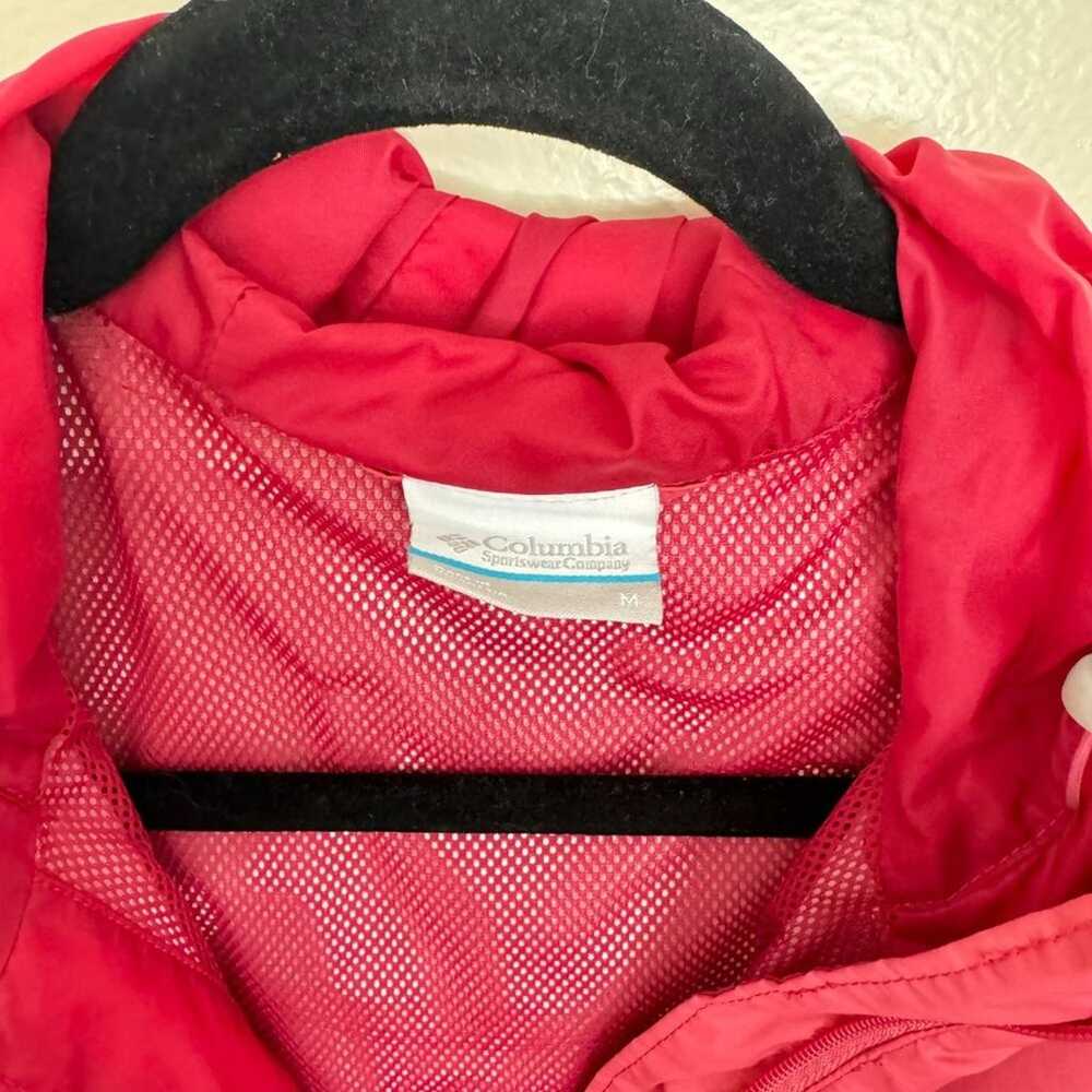 EUC Columbia Womens Rain Jacket Pink Size Meduim - image 3