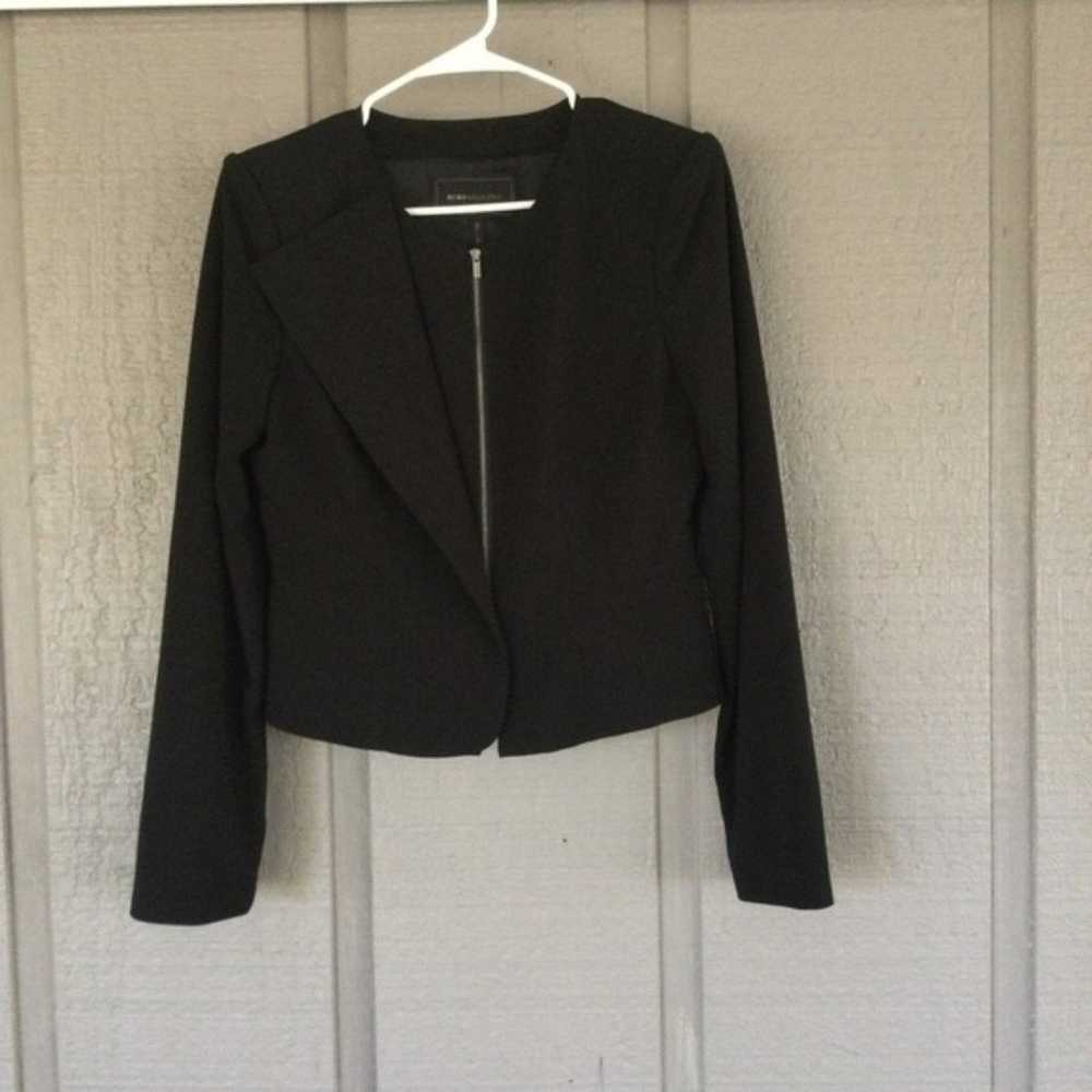 BCBGMaxazria Edward Zipper Jacket Color Black Siz… - image 2