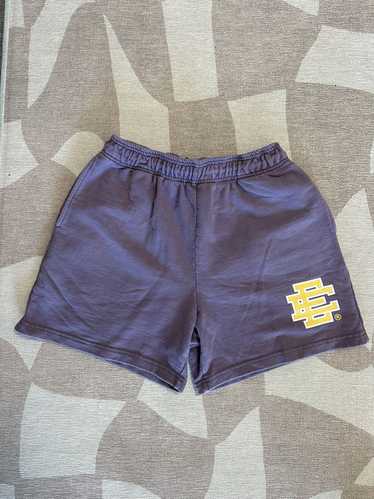 Eric Emanuel Eric Emanuel Sweat Shorts Purple/Yel… - image 1