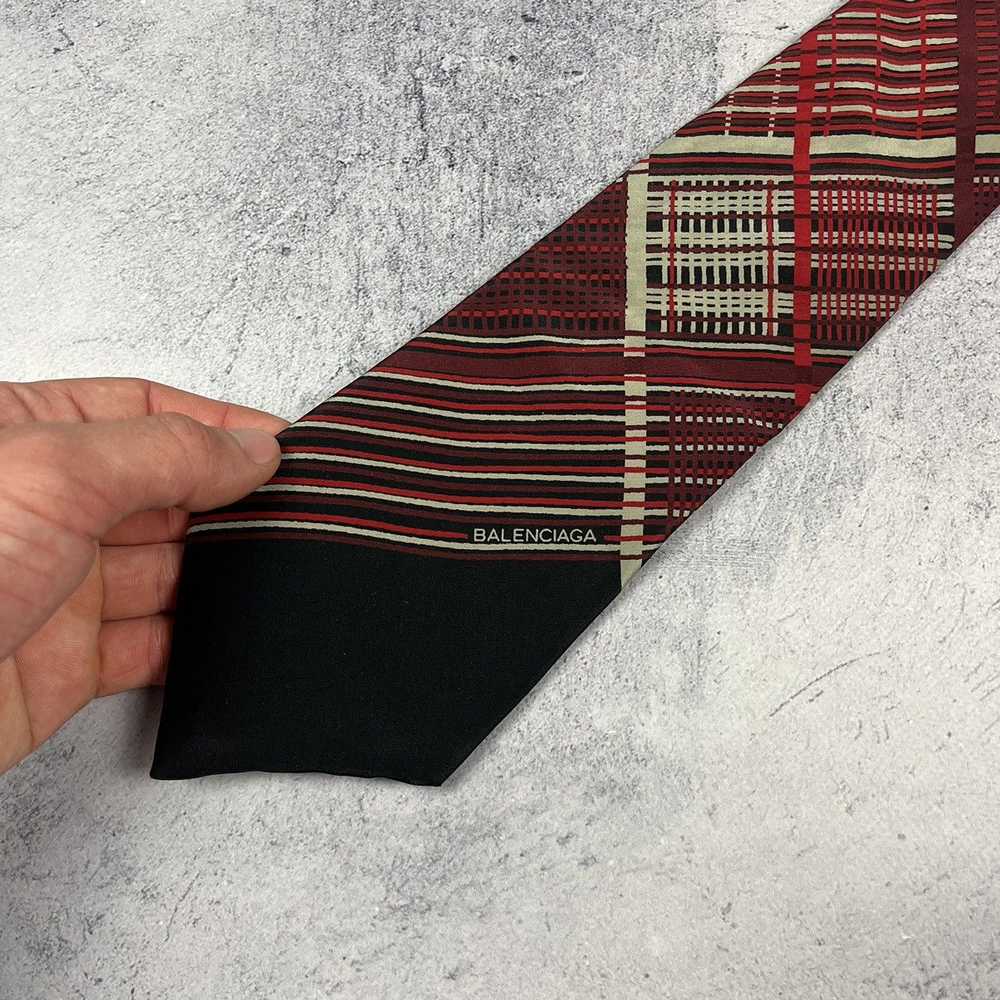 Balenciaga Balenciaga silk rare tie - image 4