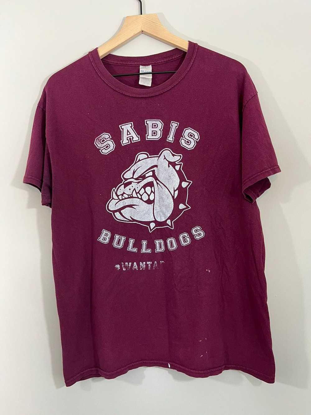Vintage Vintage Distressed Sabis Bulldogs Paint S… - image 1