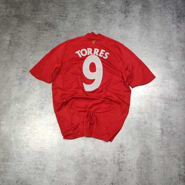 Liverpool × Soccer Jersey × Vintage RARE #9 Torre… - image 1