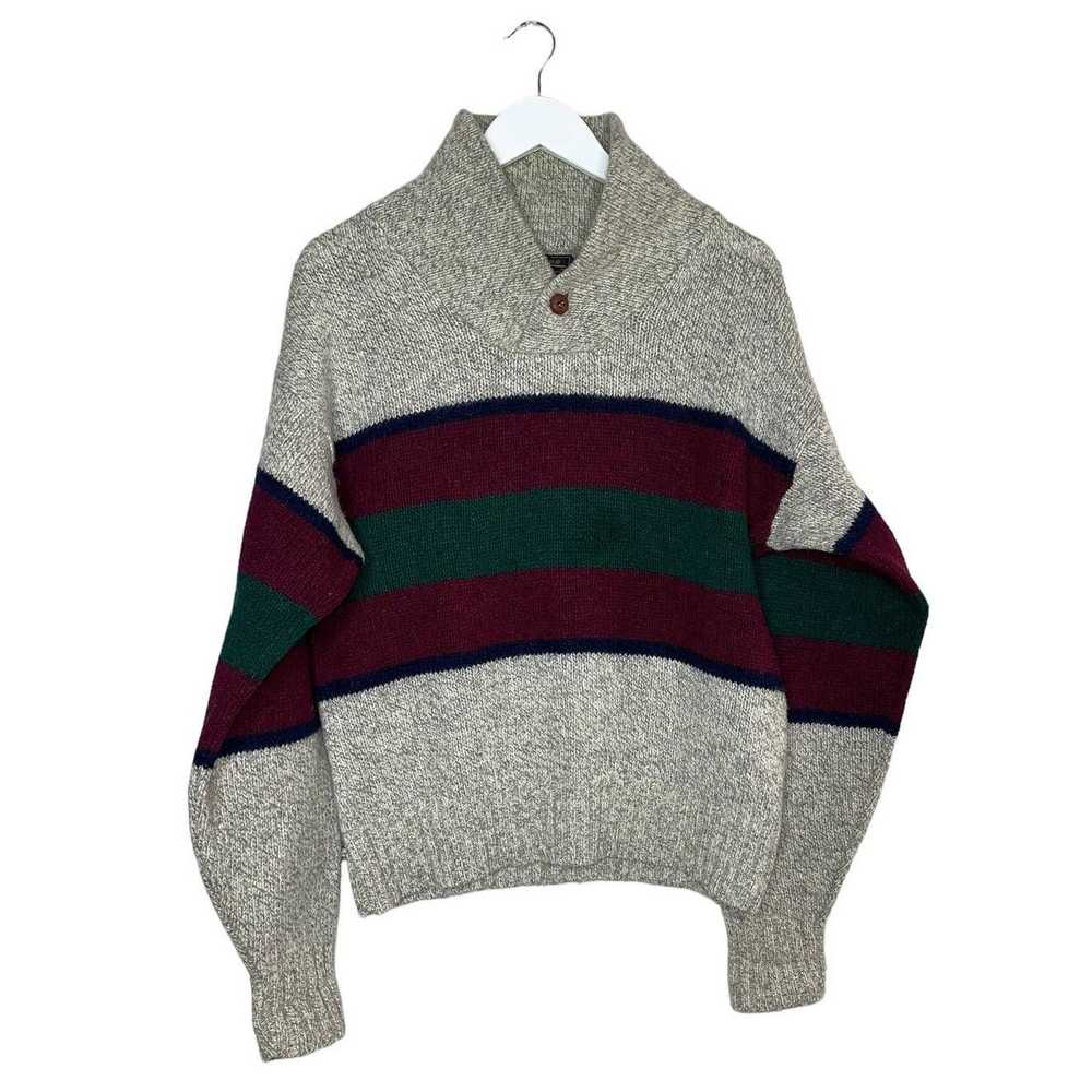 Eddie Bauer Eddie Bauer Vintage Cable Knit Wool P… - image 1