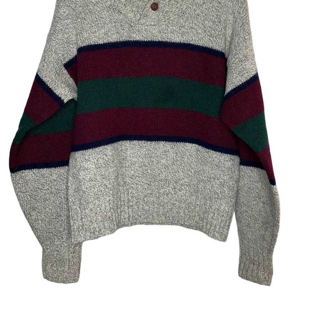 Eddie Bauer Eddie Bauer Vintage Cable Knit Wool P… - image 6